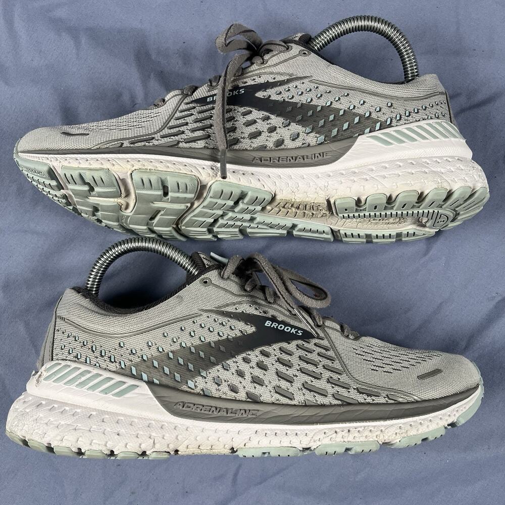 Brooks Adrenaline GTS 21 Women's Size 8.5 Gray Running Fitness Shoes 1203291B061 - Picture 2 of 6